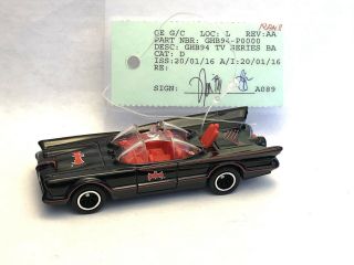 Hot Wheels Premium Batman Classic Tv Series Batmobile Prototype Fep Green Card