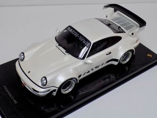1/12 Gt Spirit Porsche 911 (964) Rwb Coupe In Pearl White Gt173 Carbon Base