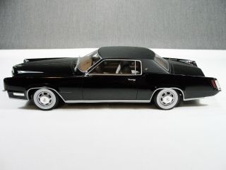 1/18 Scale Resin Model Car 1967 Cadillac Eldorado Black w Box BOS 3