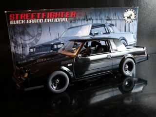 Gmp Street Fighter Buick Grand National Gnx 1:18 Scale Diecast 1987 Model Car