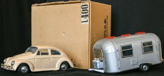 Vintage Sears 5829,  Bandai Volkswagen W/camper,  2 Chairs,  No Table,  C8/9 Ob