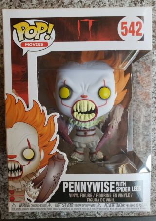 Funko Pop Movies It Pennywise With Spider Legs Vinyl Figure 542 4 "