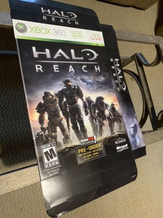 Rare Halo Reach Big Box Standee Game Store Counter Display Xbox Poster