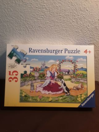 Ravensburger Little Princess 35 Piece Puzzle Dog Castle Flower
