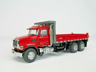 1:50 Sword Mack Granite Dump Truck Flatbed Red Dumptruck Contractor Body