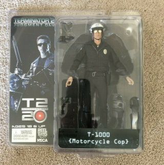 Neca Terminator 2 T - 1000 Motorcycle Cop 7 Inch Action Figure