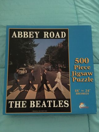 The Beatles Abbey Road 500 Piece “18 X 24” Jigsaw Puzzle