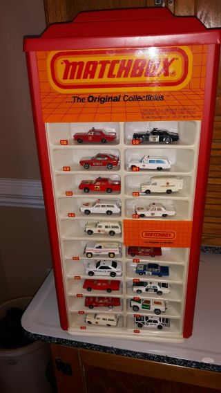1984 Matchbox Rotating Display Case NO cars can be brought ON BUY IT NOW LISTED 2