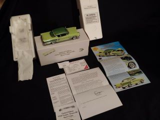 Danbury 1958 Pontiac Bonneville Sport Coupe Ltd Ed Title Boxed Paper Work