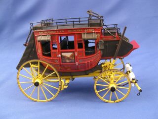 Wells Fargo Stagecoach 1/16 Diecast Franklin Collectible