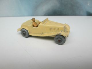 Matchbox/ Lesney 19a MG Midget TD Cream - Without Spare Wheel - Pre - Pro 2