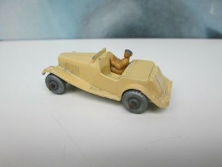 Matchbox/ Lesney 19a MG Midget TD Cream - Without Spare Wheel - Pre - Pro 3