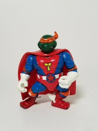 Vintage 1993 Teenage Mutant Ninja Turtles Sewer Heroes Mike Action Figure