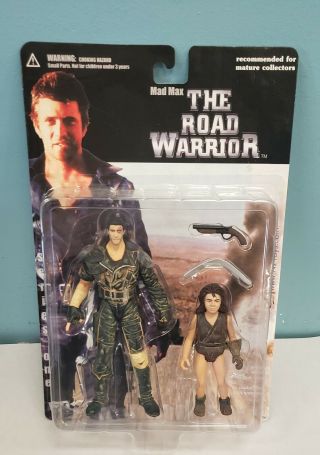 N2 Toys Mad Max The Road Warrior 6 " Mad Max 2 With Boy Figure Moc Nip Nib