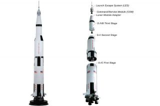 50388 Dragon Models Saturn V Rocket 1/72 Model Apollo 11 NASA 2