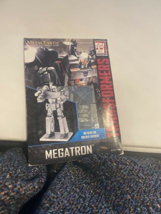 Fascinations Metal Earth 3d Metal Model Kit Transformers Megatron