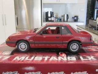 1/18 Gmp 8063 1987 Mustang Lx 5.  0 Red 1 Of 2004