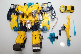 Hasbro 2012 Transformers Prime Cyberverse Action Bumblebee Battlesuit - Loose