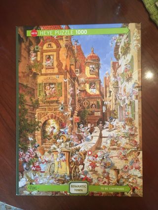1000 Pc Jigsaw Puzzle Heye Romantic Town By Day Ryba Euc