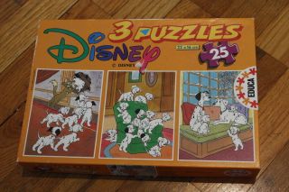 Puzzle - Walt Disney - 101 Dalmatians - 3 25 Piece - Educa Sallent - 1995