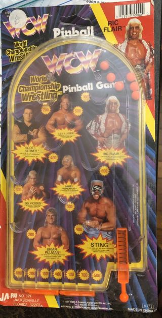 Sting Ric Flair Luger Wcw World Championship Wrestling 1991 Pinball Game