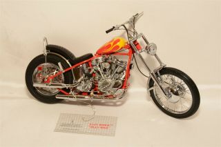 Franklin Diecast 1:10 1969 Harley - Davidson Billy Bike " Easy Rider " B11xn65