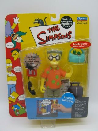 The Simpsons Playmates World Of Springfield Resort Smithers Figure Wos -