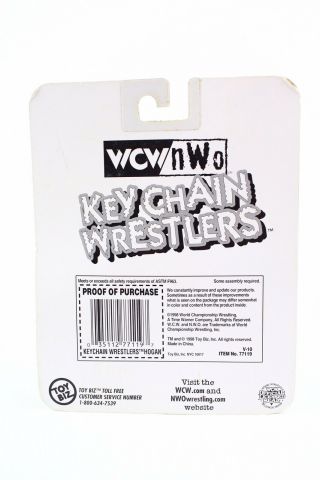 Vintage 1998 Toy Biz WWE WWF Wrestling Key Chain - Hollywood Hogan 3