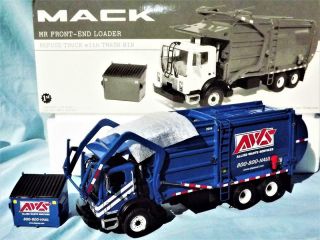 Aws Allied Waste Services 193146 Mr Mack Front Load Refuse Truck First Gear 1:34