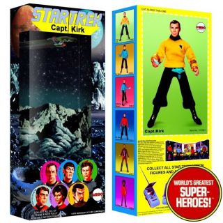 Mego Star Trek Captain Kirk Custom Box For Tos 8” Action Figure