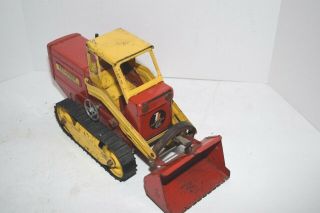 Rare Vintage Early 1950 ' s Nylint HOUGH Pessed Steel Payloader Bulldozer 3