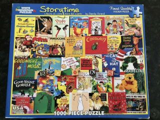 White Mountain 1000 Pc Jigsaw Puzzle “storytime” By Charlie Girard