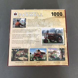 IH Farmall Tractor Art by Charles Freitag Field Of Plenty 1000 Piece Puzzle 3