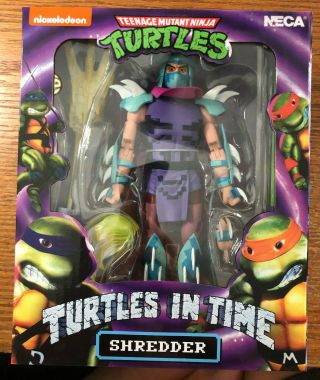 Teenage Mutant Ninja Turtles In Time Tmnt Shredder Action Figure Series 2 Neca