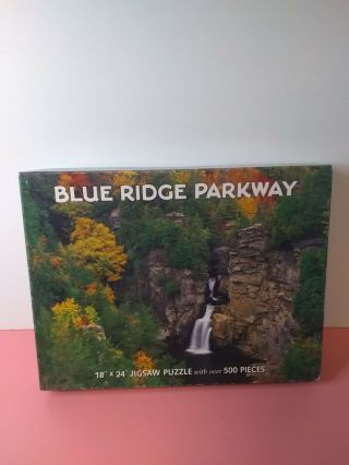 Blue Ridge Parkway Puzzle 500 Piece - 18 X 24 - Linville Falls - North Carolina