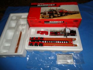 Twh Collectibles Mammoet Peterbilt Truck With Lowloader Trailer.  1/50 Scale