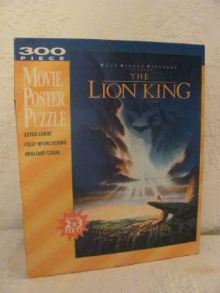 Walt Disney The Lion King Movie Poster Puzzle Extra Large 24 " X 36 "