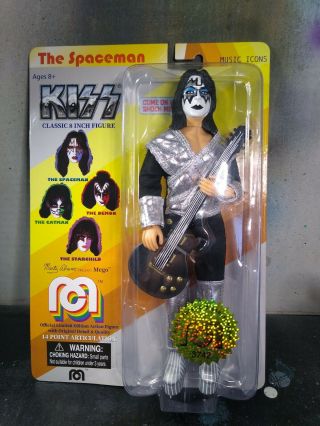 Mego Retro Wave 7 Kiss Spaceman Ace Frehley 8 " Doll Figure