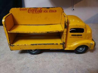 Vintage Smith - Miller Pressed Steel Coca - Cola Truck