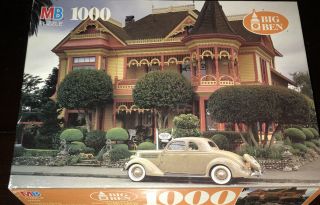 Mb Big Ben 1000 Piece Jigsaw Puzzle Gingerbread Mansion Sh 4962 - 11 Vintage