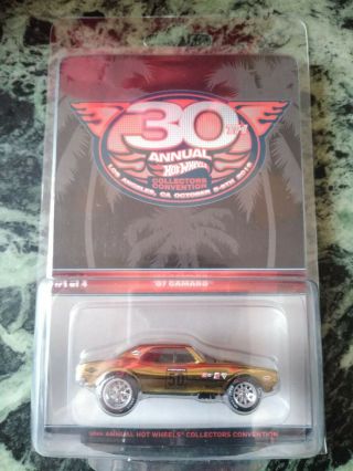 Hot Wheels 30th Annual Collectors Convention ‘67 Camaro Gold 896/2600
