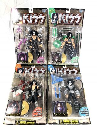 Kiss Ultra Action Figures Set Of 4 - Mcfarlane Toys - 1997 Complete
