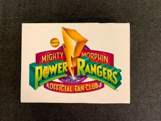 Vintage 1994 Mighty Morphin Power Rangers Official Fan Club Kit