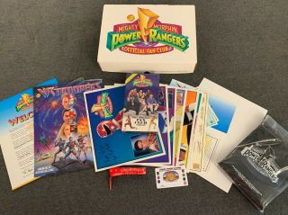Vintage 1994 Mighty Morphin Power Rangers Official Fan Club Kit 3