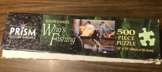 Prism Kevin Daniel Who ' s Fishing 500 Piece Jigsaw Puzzle 2