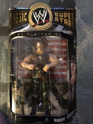 Wwe Classic Superstars Sgt.  Slaughter Toyfair Limited Edition Rare