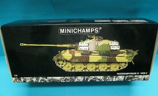 Minichamps 350013000 1/35 Wwii German King Tiger Ii Panzerkampfwagen Iv Diecast