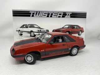 1/18 Gmp 1985 Ford Mustang Gt Twister Ii Red.  Part 8069 Look