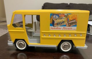 Vintage Near Buddy L Sunshine Biscuits Delivery Van Truck Made In Usa