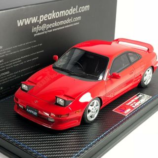 1/18 Peako Toyota Mr2 Sw20 Red Revision 3 1995 Resin